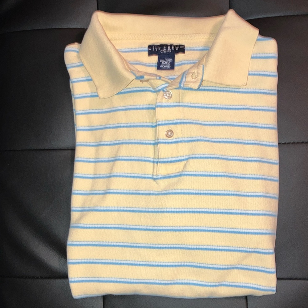 IVY CREW CLASSICS MEN'S COLLARED SHORT SLEEVE SHIRT LARGE